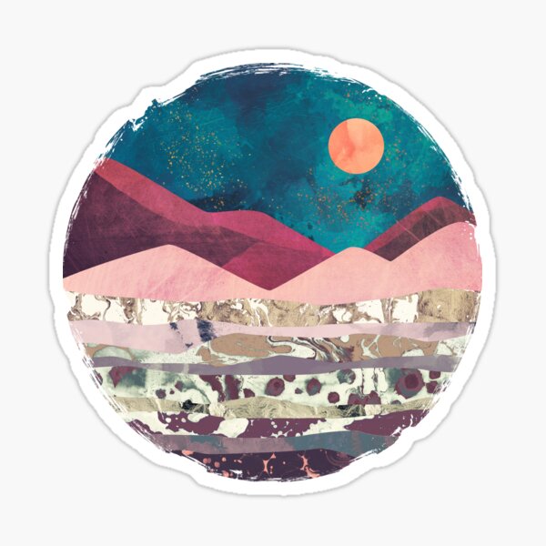 Item preview, Magenta Mountain designed and sold by spacefrogdesign.