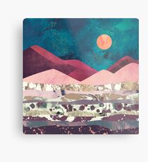 Magenta Mountain Metal Print