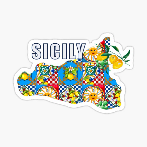 Item preview, Sicily,Sicilian,summer,lemons,majolica art designed and sold by bambino12345678.