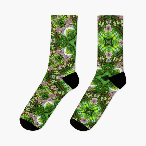 Item preview, Purple Vine Flower Pattern designed and sold by Patternflower.