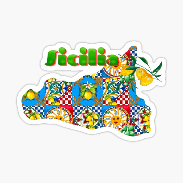 Item preview, Sicily,Sicilian,summer,lemons,majolica art designed and sold by bambino12345678.