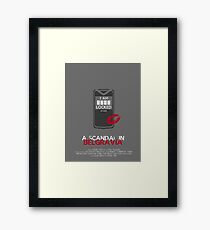 A Scandal in Belgravia Framed Print