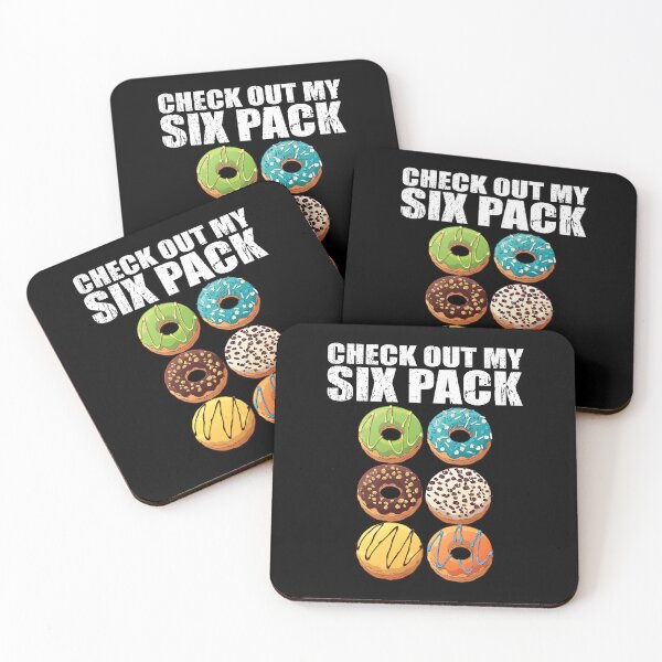 Item preview, Check Out My Six Pack Donut Funny Gym designed and sold by Earthshaker-art.