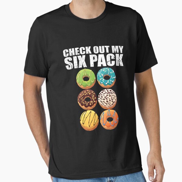 Item preview, Mira mi donut Six Pack Funny Gym designed and sold by Earthshaker-art.