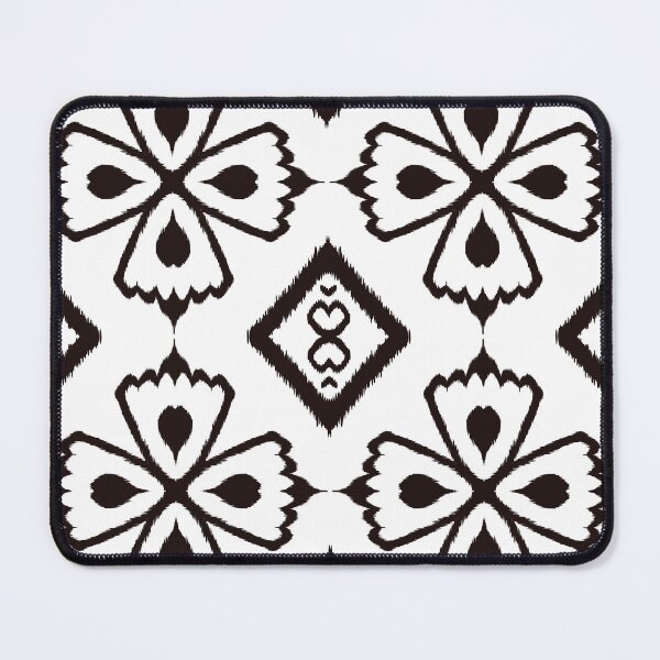 Item preview, Black Ikat Ethnic abstract art designed and sold by kororoart.