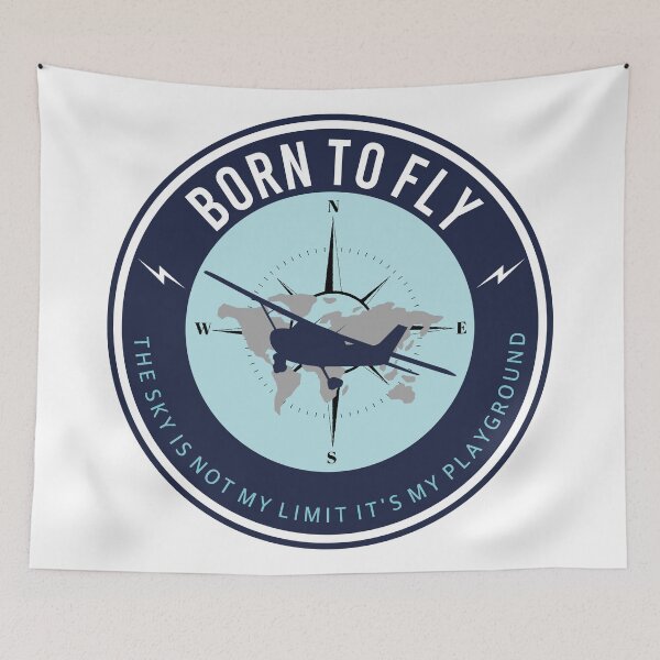 Item preview, Aviation Team - Born To Fly Design designed and sold by Stil-Mix.