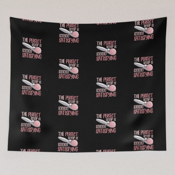 Item preview, Perfect Scoop! Strawberry on Black designed and sold by PawsitiveMum.