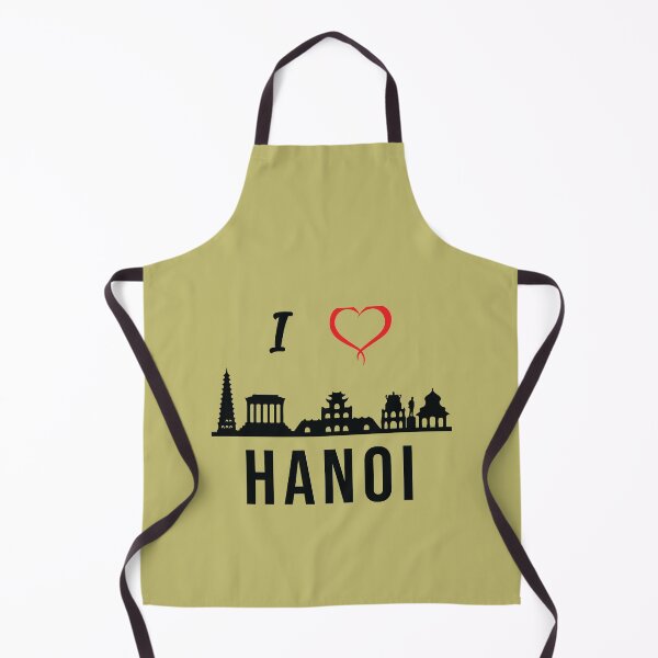 Item preview, I love Hanoi Skyline Vietnam Vietnamese Design   designed and sold by PsychicArtistic.