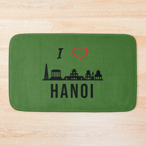 Item preview, I love Hanoi Skyline Vietnam Vietnamese Design   designed and sold by PsychicArtistic.