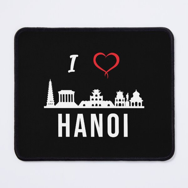 Item preview, I love Hanoi Skyline Vietnam Vietnamese Design designed and sold by PsychicArtistic.