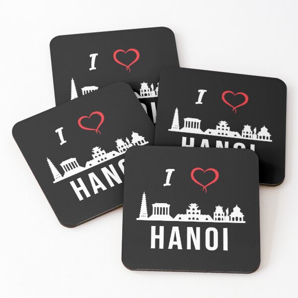 Item preview, I love Hanoi Skyline Vietnam Vietnamese Design   designed and sold by PsychicArtistic.