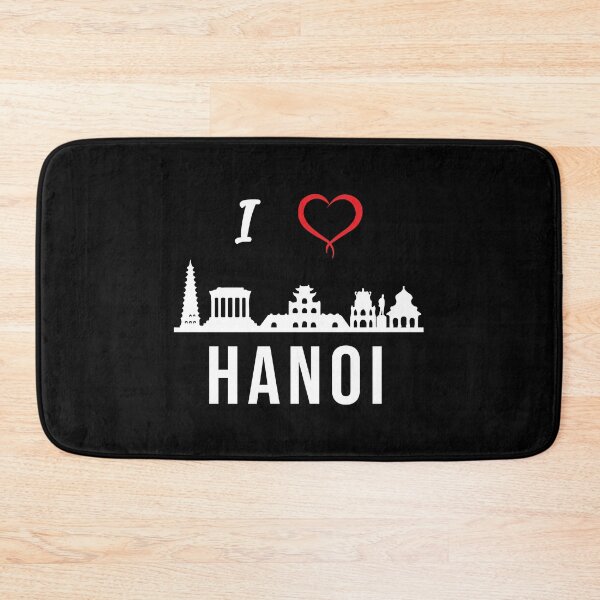 Item preview, I love Hanoi Skyline Vietnam Vietnamese Design   designed and sold by PsychicArtistic.