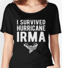 I Survived Hurricane Irma T-Shirt Women's Relaxed Fit T-Shirt