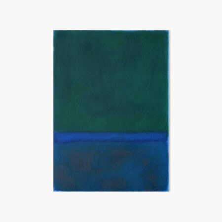 "mark rothko painting , dark green, dark blue , artwork by mark rothko