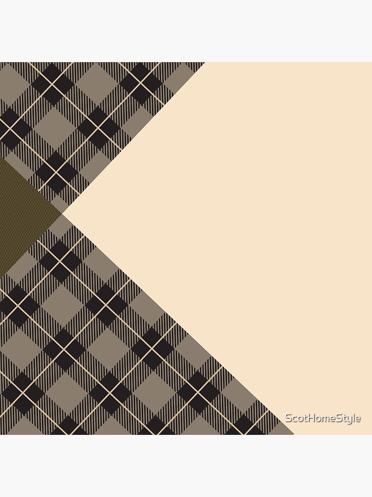 Kiltered 1 - Tartan and tweed cushion by ScotHomeStyle