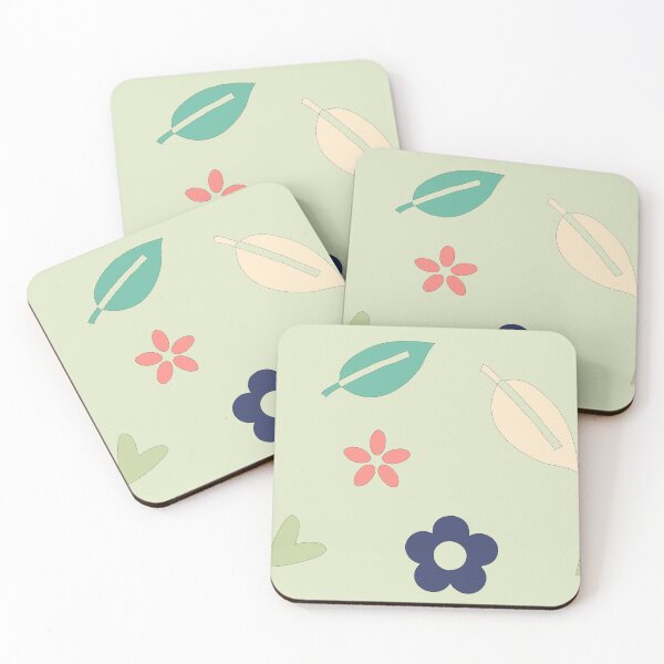 Item preview, leafy floral background designed and sold by hutofdesigns.