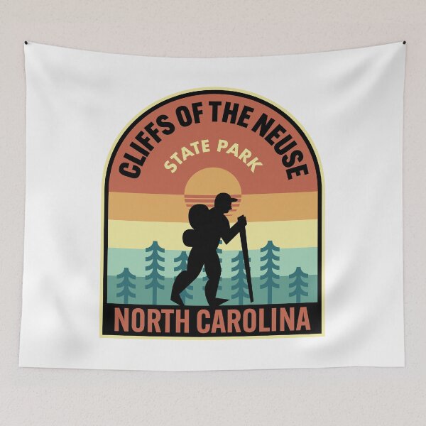 Item preview, Cliffs of the Neuse State Park North Carolina Retro Hiking designed and sold by HalpinDesign.