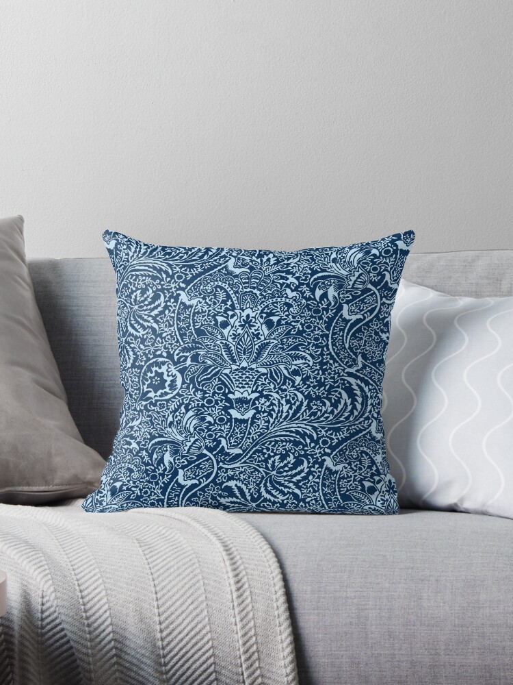 William Morris Indian Dark Indigo Blue