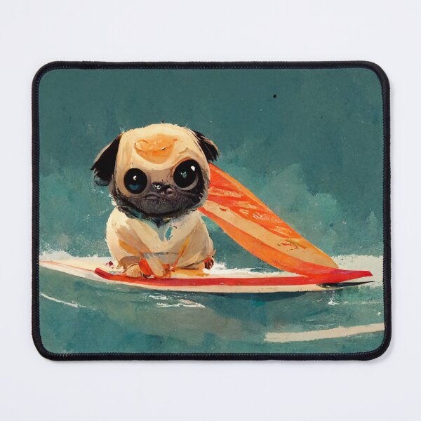 Item preview, Cute Puppy Dog Surfing At The Beach designed and sold by Pet Shelter.