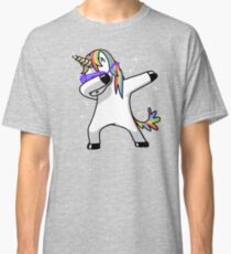 Dabbing Unicorn Shirt Dab Hip Hop Funny Magic Classic T-Shirt