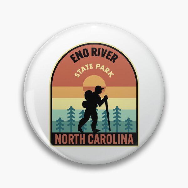 Artikelvorschau, Eno River State Park North Carolina Retro Hiking entworfen und verkauft von HalpinDesign.