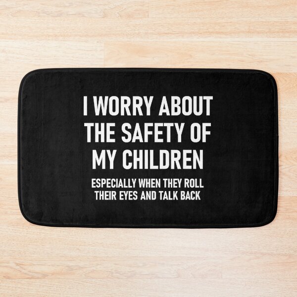 Item preview, I Worry About The Safety Of My Children Jokes designed and sold by Abaddon-art.