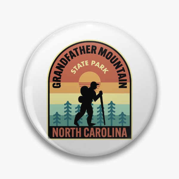 Item preview, Grandfather Mountain State Park North Carolina Retro Hiking designed and sold by HalpinDesign.