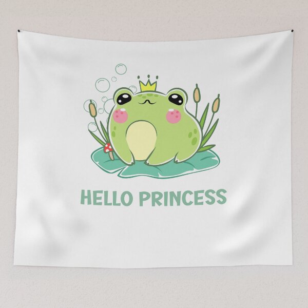 Item preview, Hello princess. Frog. designed and sold by Tiny-Love ⭐⭐⭐⭐⭐.