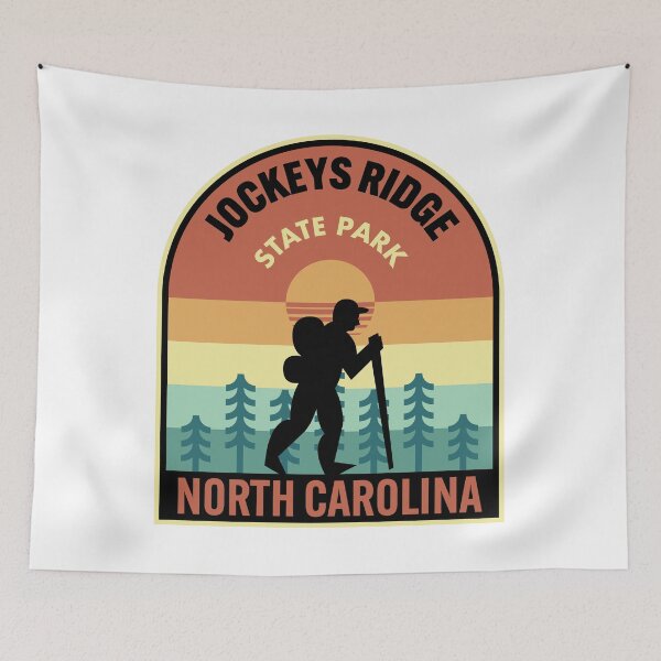 Item preview, Jockeys Ridge State Park North Carolina Retro Hiking designed and sold by HalpinDesign.