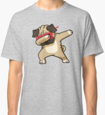Dabbing Pug Funny Shirt Hip Hop Dabbin Classic T-Shirt