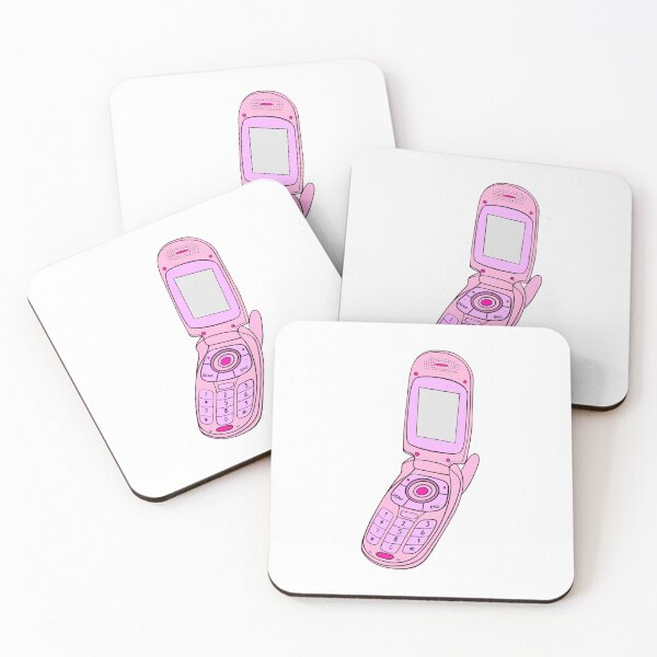 Item preview, Pink Cell Phone, 2000s Pink Flip Phone, Y2K Phone High Quality 300 DPI Print designed and sold by DigitalArrange.