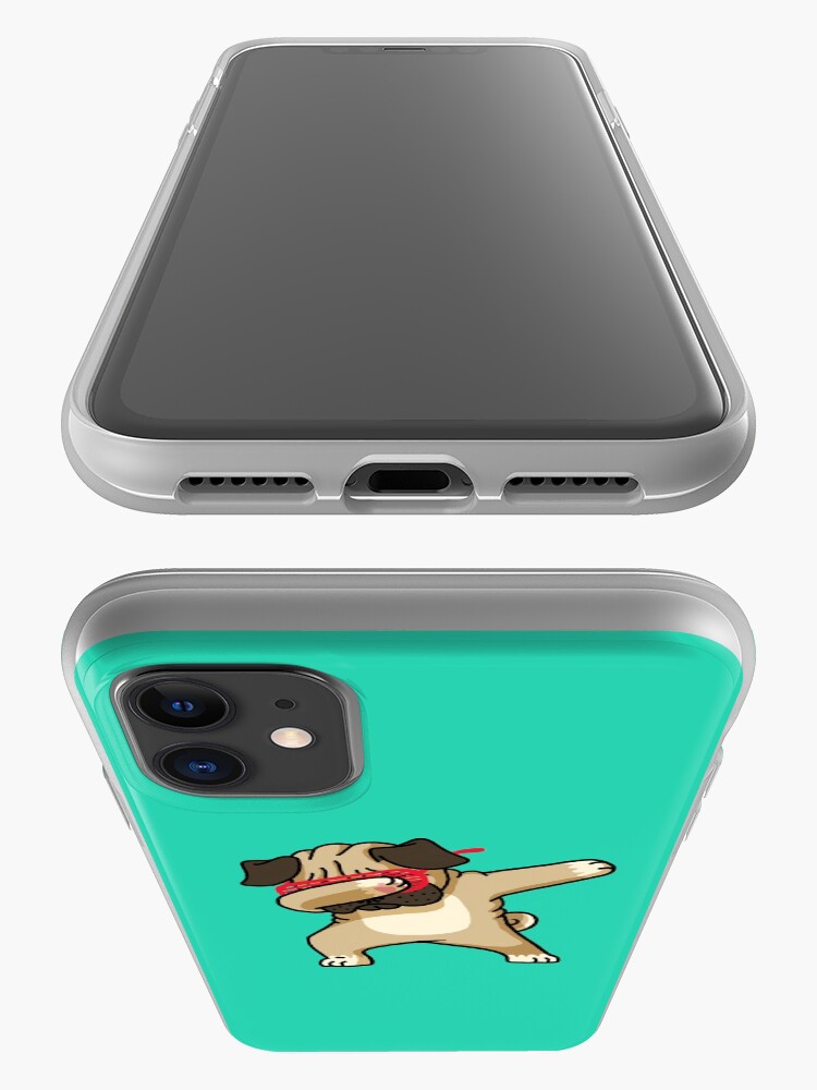 Alternate view of Dabbing Pug funny hip hop tshirt iPhone Case & Cover
