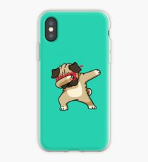 Dabbing Pug funny hip hop tshirt iPhone Case