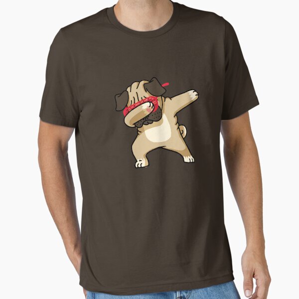 Artikel-Vorschau von Dabbing Mops lustige Hip Hop T-Shirt, designt und verkauft von vomaria.