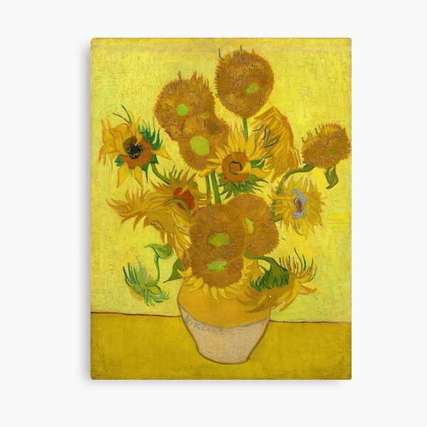 Van Gogh Yellow Sunflowers Canvas Print