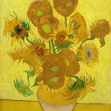 Aperçu de l'œuvre Tournesols jaunes de Van Gogh de Vintage Wall Art