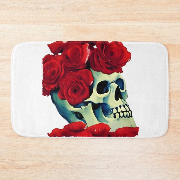 Item preview, Skull and Roses - Basking in Roses designed and sold by freshWaterCo.