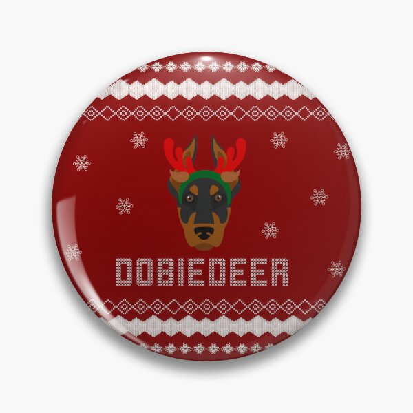 Item preview, Dobiedeer Doberman as a reindeer Santa reindeer Doberman Christmas Sweater Xmas Doberman Christmas Gift Doberman Ugly Jumper Holiday Gift Doberman designed and sold by ALLURE-minimal.