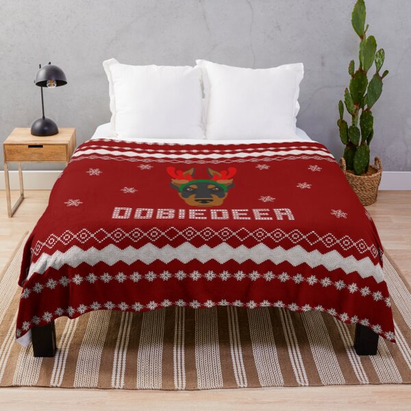 Item preview, Dobiedeer Doberman as a reindeer Santa reindeer Doberman Christmas Sweater Xmas Doberman Christmas Gift Doberman Ugly Jumper Holiday Gift Doberman designed and sold by ALLURE-minimal.