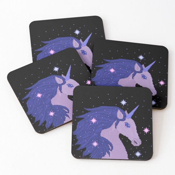 Item preview, lilac pixel unicorn designed and sold by autumnalmanac.