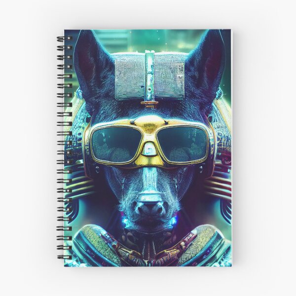 Item preview, Cyberpunk Canine Dog. Sci-Fi Dog Art designed and sold by Pet Shelter.