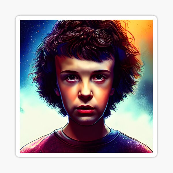 Eleven Stranger Things Sticker For Sale By Josuart Redbubble