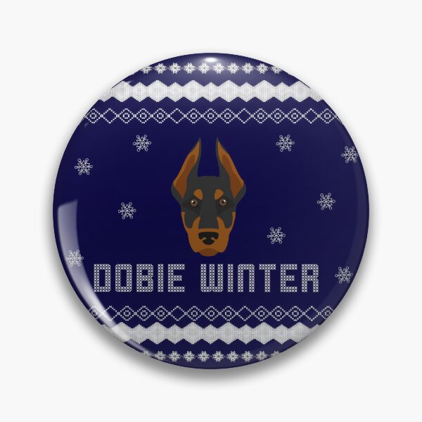 Item preview, Dobie winter Doberman winter sweater style Christmas Sweater Xmas Doberman Christmas Gift Doberman Ugly Jumper Holiday Gift Doberman designed and sold by ALLURE-minimal.