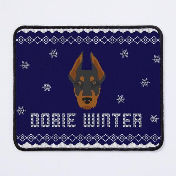 Item preview, Dobie winter Doberman winter sweater style Christmas Sweater Xmas Doberman Christmas Gift Doberman Ugly Jumper Holiday Gift Doberman designed and sold by ALLURE-minimal.