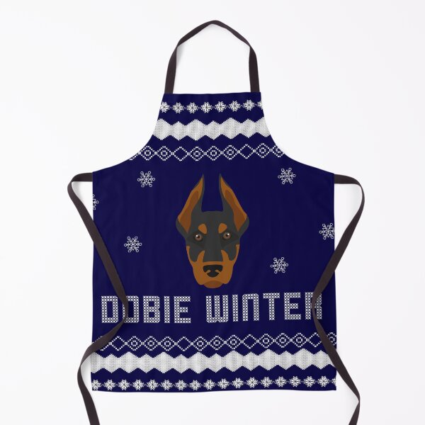 Item preview, Dobie winter Doberman winter sweater style Christmas Sweater Xmas Doberman Christmas Gift Doberman Ugly Jumper Holiday Gift Doberman designed and sold by ALLURE-minimal.