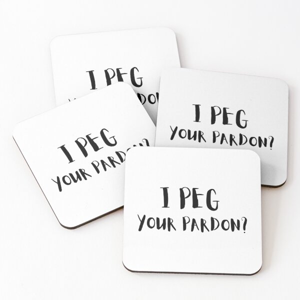 Item preview, I Peg Your Pardon designed and sold by BelowNormall.