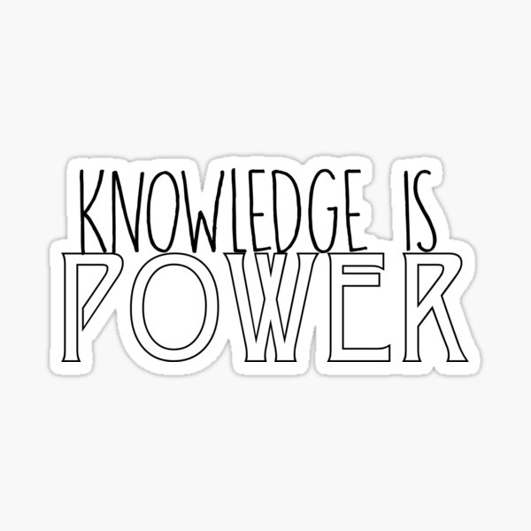Item preview, Knowledge is Power  designed and sold by Maddison Green.