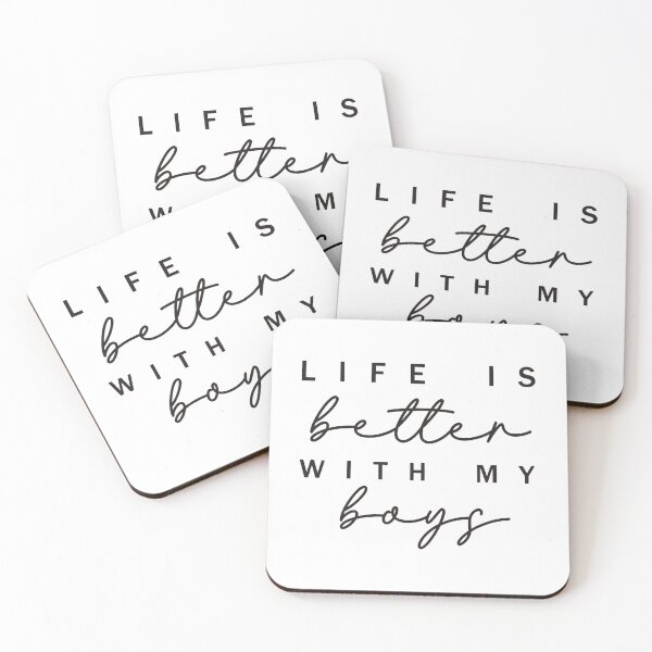 Item preview, Life Is Better With My Boys Funny Mothers Day designed and sold by ArcWarden-art.