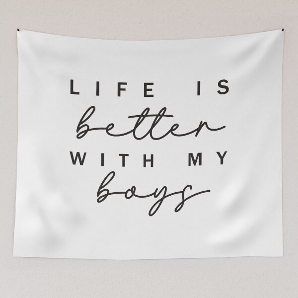 Item preview, Life Is Better With My Boys Funny Mothers Day designed and sold by ArcWarden-art.