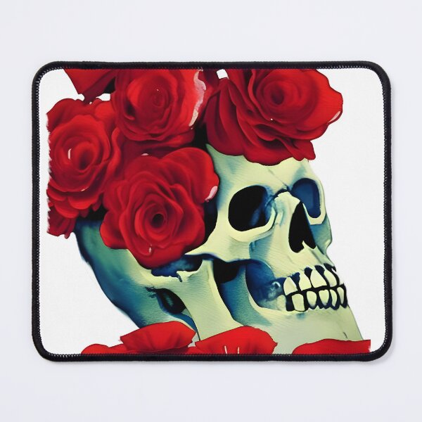 Item preview, Skull and Roses - Basking in Roses designed and sold by freshWaterCo.